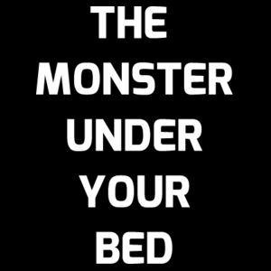The Monster Under Your Bed (Text) - AS Colour Kids Supply Hoodie Design