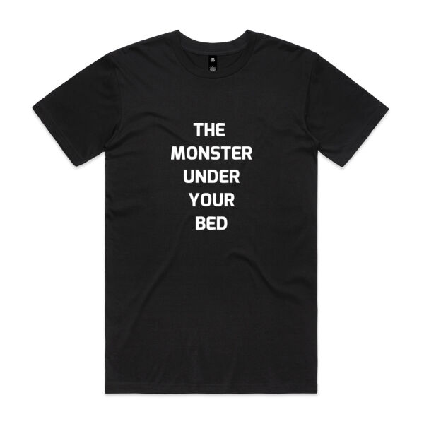 The Monster Under Your Bed (Text) - AS Colour Mens Staple T shirt Thumbnail